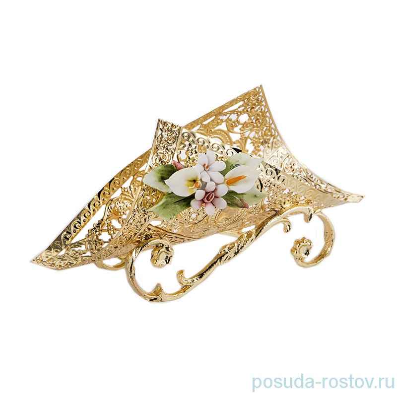 Салфетница "Франко /Золото" / 097236