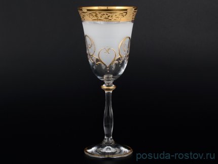 Бокалы для красного вина 250 мл 6 шт &quot;Анжела /Tulp золото&quot; R-G / 097315