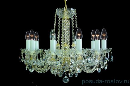 Люстра 10 рожковая хрусталь &quot;Роял&quot; / 046858