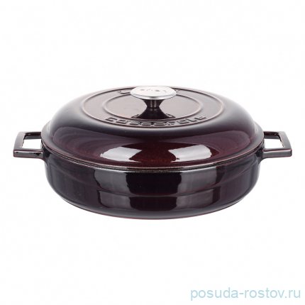 Кастрюля 28 см с крышкой 3,5 л &quot;Lava /Aubergine&quot; (without Sable) / 336058