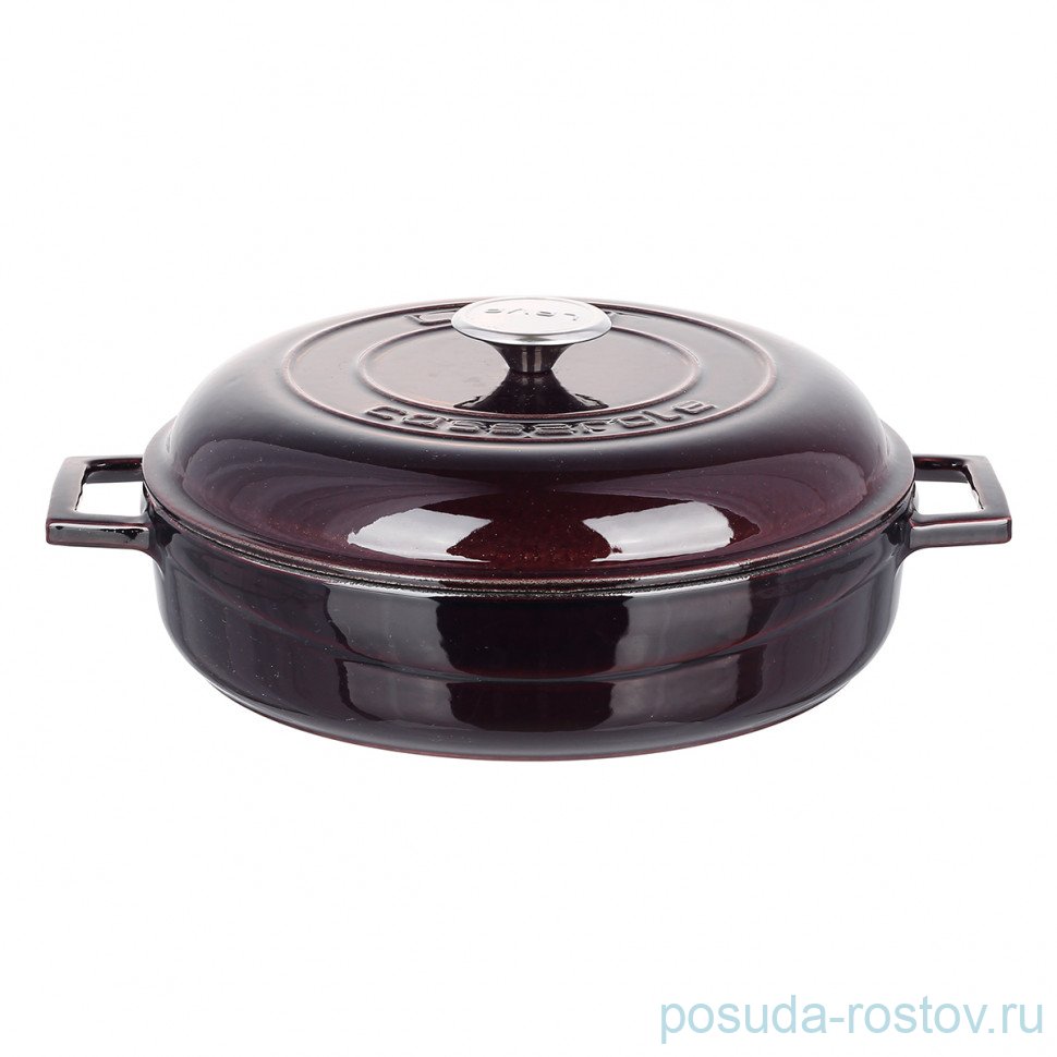 Кастрюля 28 см с крышкой 3,5 л "Lava /Aubergine" (without Sable) / 336058