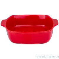 Блюдо для запекания 28 х 24 х 7,5 см квадратное красное &quot;Modern kitchen&quot; / 264180