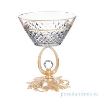 Креманка 12 см золотая &quot;Далия /Волна&quot; / 229397