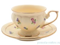 Набор кофейных пар 6 шт &quot;Мария /Мелкие цветы /СК&quot; / 127947