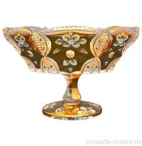 Ваза для фруктов 30 см н/н &quot;Хрусталь с золотом&quot; / 011560