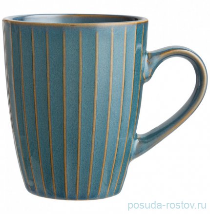 Кружка 365 мл &quot;Stripe collection /Лазурно-синий&quot; (6шт.) / 282049