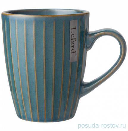 Кружка 365 мл &quot;Stripe collection /Лазурно-синий&quot; (6шт.) / 282049