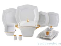 Столовый сервиз на 6 персон 27 предметов &quot;Львов /Отводка золото&quot;  / 203695