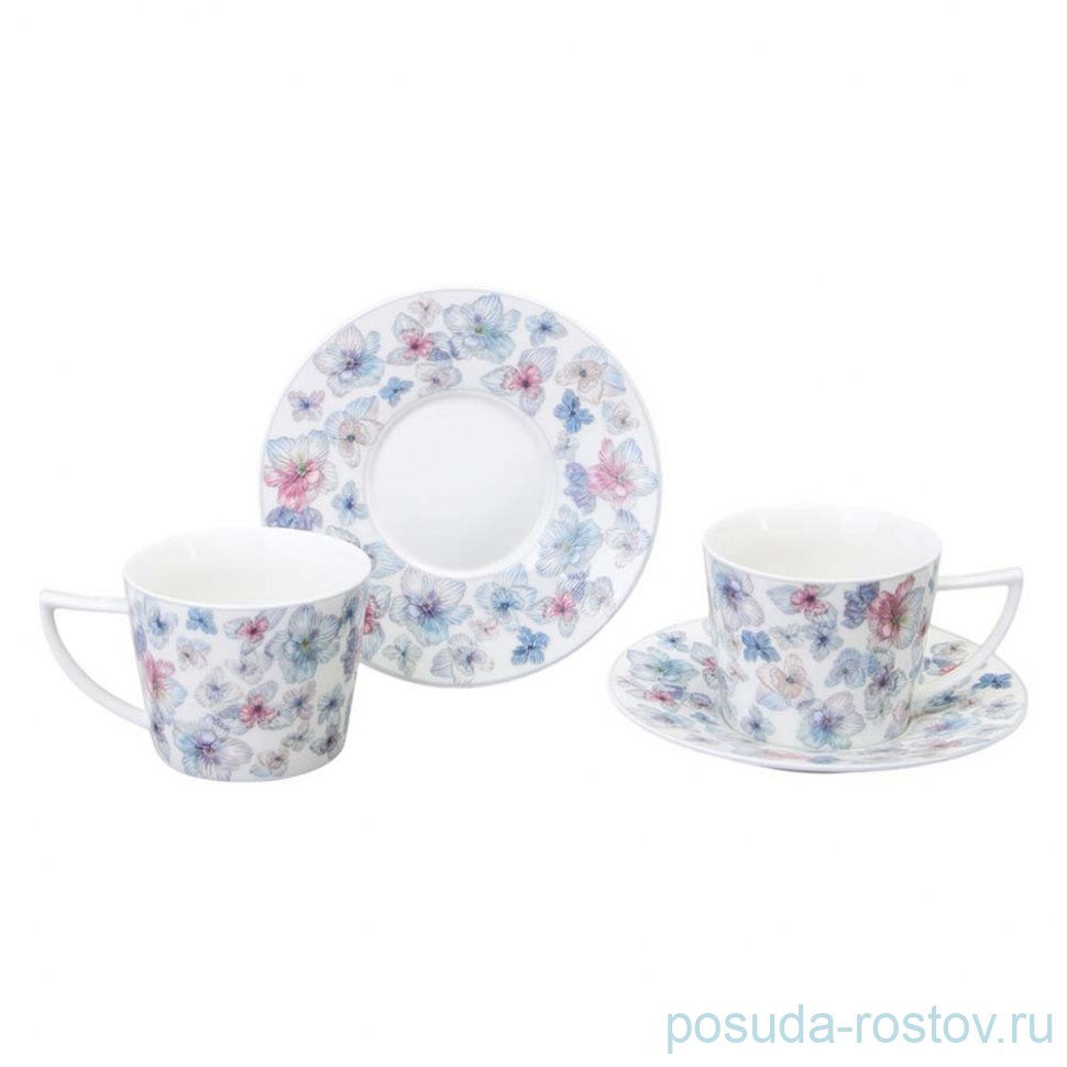 Чайный набор lefard blossom на 2 пер. 4 пр. 250 мл / 365347