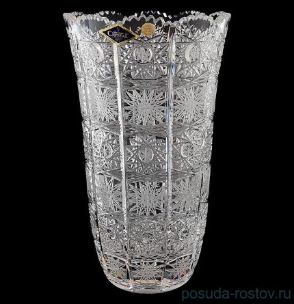 Ваза для цветов 25,5 см &quot;Хрусталь резной&quot; / 033450
