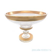 Фруктовница 40 см н/н &quot;Хрусталь /Матовая полоса с золотом&quot; / 226668