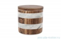 Банка для сыпучих продуктов 12 х 11,5 см 700 мл &quot;Wood&amp;Marble&quot; / 354831