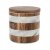 Банка для сыпучих продуктов 12 х 11,5 см 700 мл &quot;Wood&amp;Marble&quot; / 354831