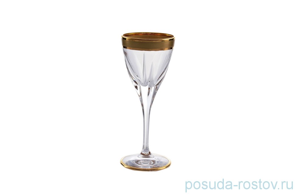 Рюмки для водки 6 шт "Фьюжн /Матовая полоса /золото" / 146749