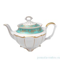 Заварочный чайник 1,1 л &quot;Мария-Тереза /Золотые веточки /Бирюза&quot; / 248073