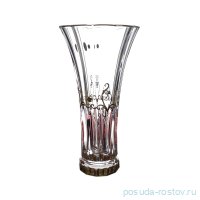 Ваза для цветов 30 см &quot;Веллингтон /Золотой узор /розовые&quot; E-V / 286655