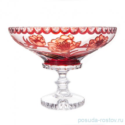 Ваза для фруктов 35,5 см н/н &quot;Ales Zverina /Sakura /Red&quot; / 221975