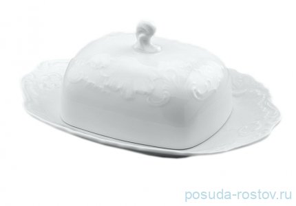 Маслёнка 23 х 16 см &quot;Рококо /Без декора&quot; / 111580