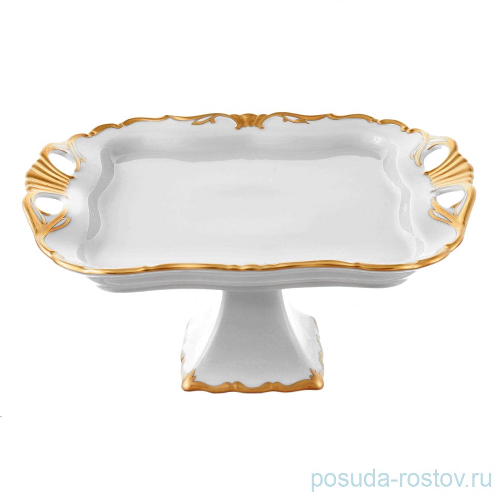 Поднос 30 х 25 см н/н "Корона /Престиж /золото" / 156946