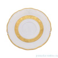Блюдце 15 см 1 шт &quot;Мария-Тереза /Матовая лента&quot; M-D / 276896