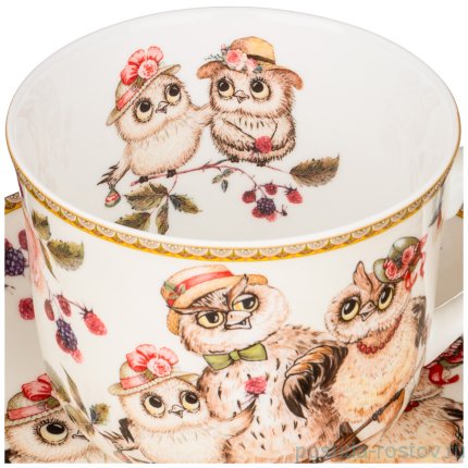 Чайная пара 500 мл 1 шт &quot;Owls party&quot; / 252048