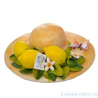 Панно настенное 42 см &quot;Шляпа с лимонами&quot; / 275721