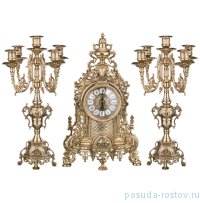 Набор 3 предмета (каминные часы + 2 подсвечника 41 х 10 см) &quot;Stilars&quot;  / 198547