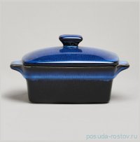 Форма для запекания с крышкой/маслёнка 16,5 х 10 х 5/9 см 250 мл &quot;Reactive blue&quot;  / 377623