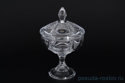Ваза для конфет h - 24 см с крышкой н/н &quot;Орион /Без декора&quot; / 036851