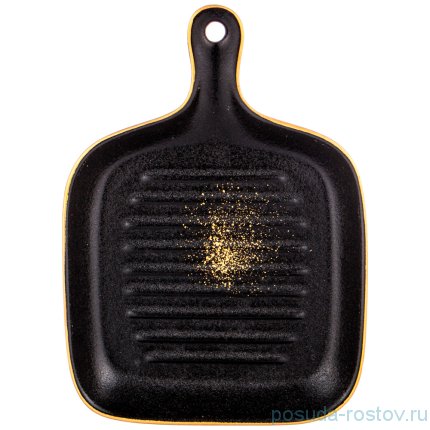Блюдо для запекания 24 см прямоугольное с ручкой &quot;Midnight gold&quot; / 236782