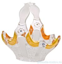 Корзинка 25,5 см &quot;Снежинка с золотой росписью&quot; / 059075