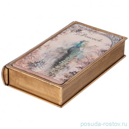 Шкатулка-книжка 20 х 12 х 4 см &quot;Peacock&quot; / 353590