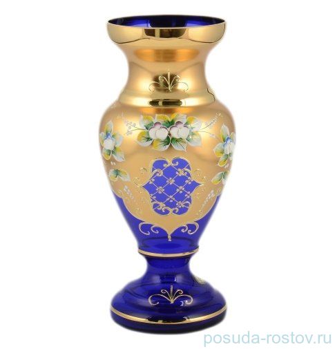 Ваза для цветов 25 см "Лепка синяя" И-В / 097836