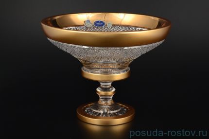 Фруктовница 25 см н/н &quot;Фелиция  /Sonne Crystal /Золото&quot; / 099898