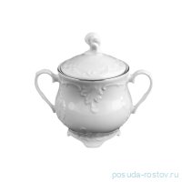 Сахарница 400 мл &quot;Рококо /Отводка платина&quot; / 128881