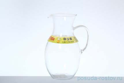 Кувшин для воды 1,5 л &quot;KLASIK /Simax /Без декора&quot; / 136584