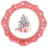 Тарелка 21 см &quot;Christmas world /Bordo&quot; / 273697