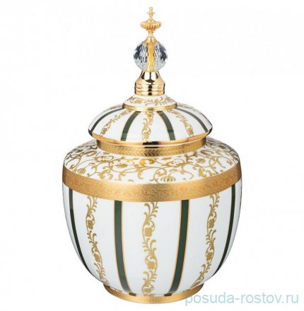 Конфетница 22 х 22 х 35 см с крышкой &quot;Crown&quot; / 273826