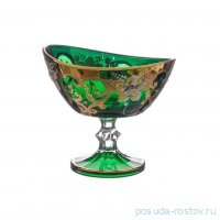 Конфетница 16 см н/н &quot;Лепка зелёная&quot; AS Crystal / 346098