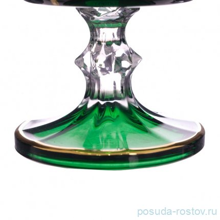 Конфетница 16 см н/н &quot;Лепка зелёная&quot; AS Crystal / 346098