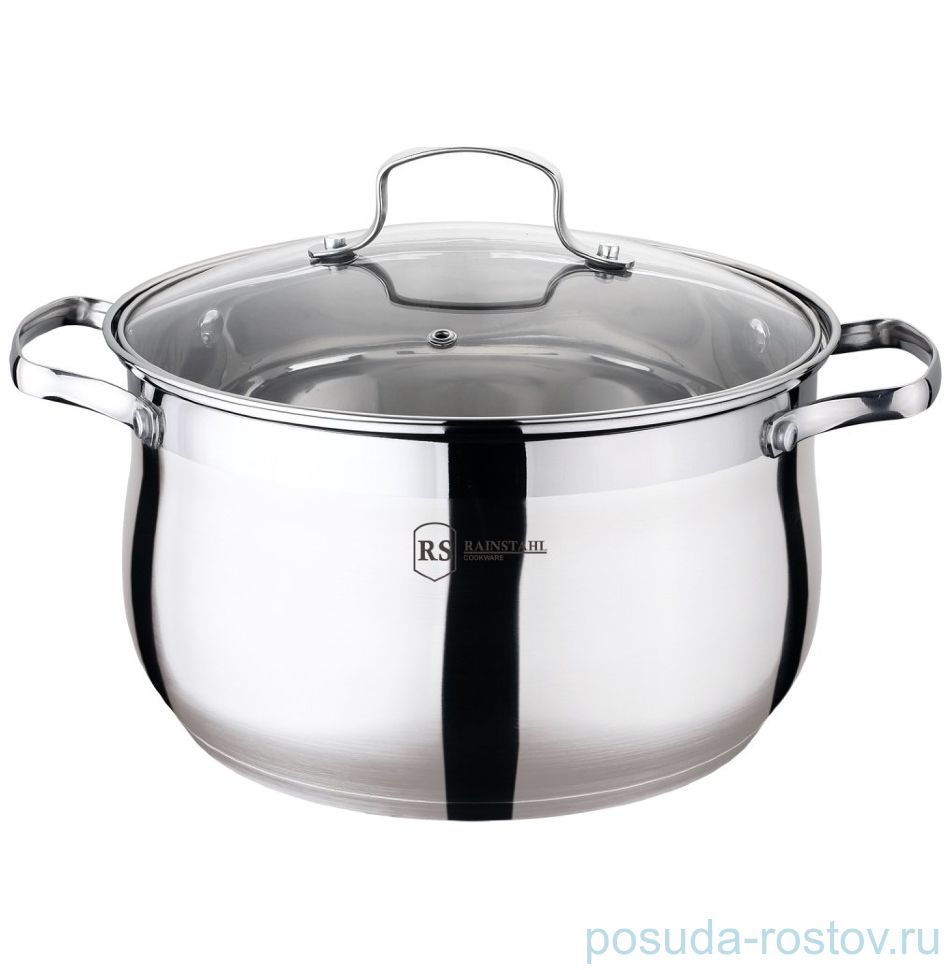 Кастрюля 24 см с крышкой 6,5 л "Rainstanl" / 139015
