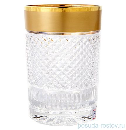 Стаканы для воды 200 мл 6 шт &quot;Фелиция /Матовая полоса /золото&quot; / 151568