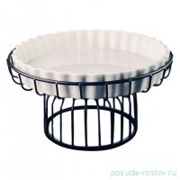 Блюдо 24 см на подставке (подарочная упаковкае)  / 368140