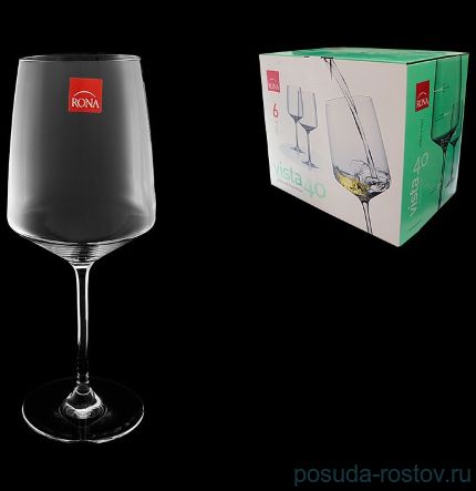 Бокалы для красного вина 810 мл 6 шт &quot;Vista /Без декора&quot; / 079424