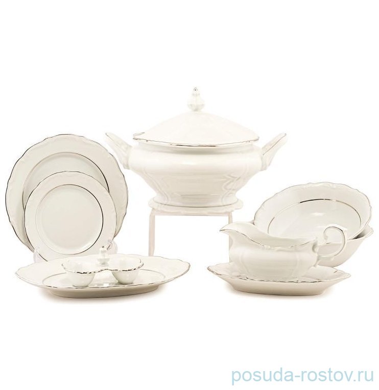 Столовый сервиз на 6 персон 26 предметов "Престиж /Marquise Platinum" (салатники) / 338176