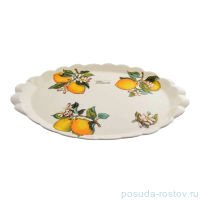 Блюдо 48 х 32 см овальное &quot;Artigianato ceramico /Лимоны&quot; / 156768