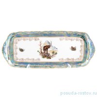 Поднос 37 см прямоугольный &quot;Фредерика /Охота зелёная&quot; / 159742
