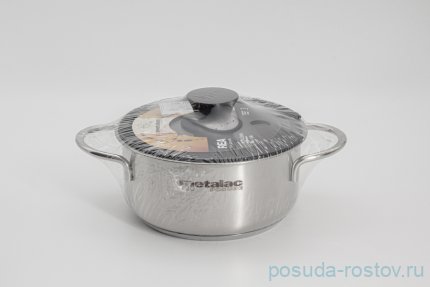 Сотейник 16 см со стеклянной крышкой 1,4 л &quot;Реа&quot; (в термоусадочной плёнке) / 292511