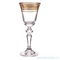 Рюмки 60 мл 6 шт &quot;Кристина /Цветочный узор на золоте&quot; V-D / 156431