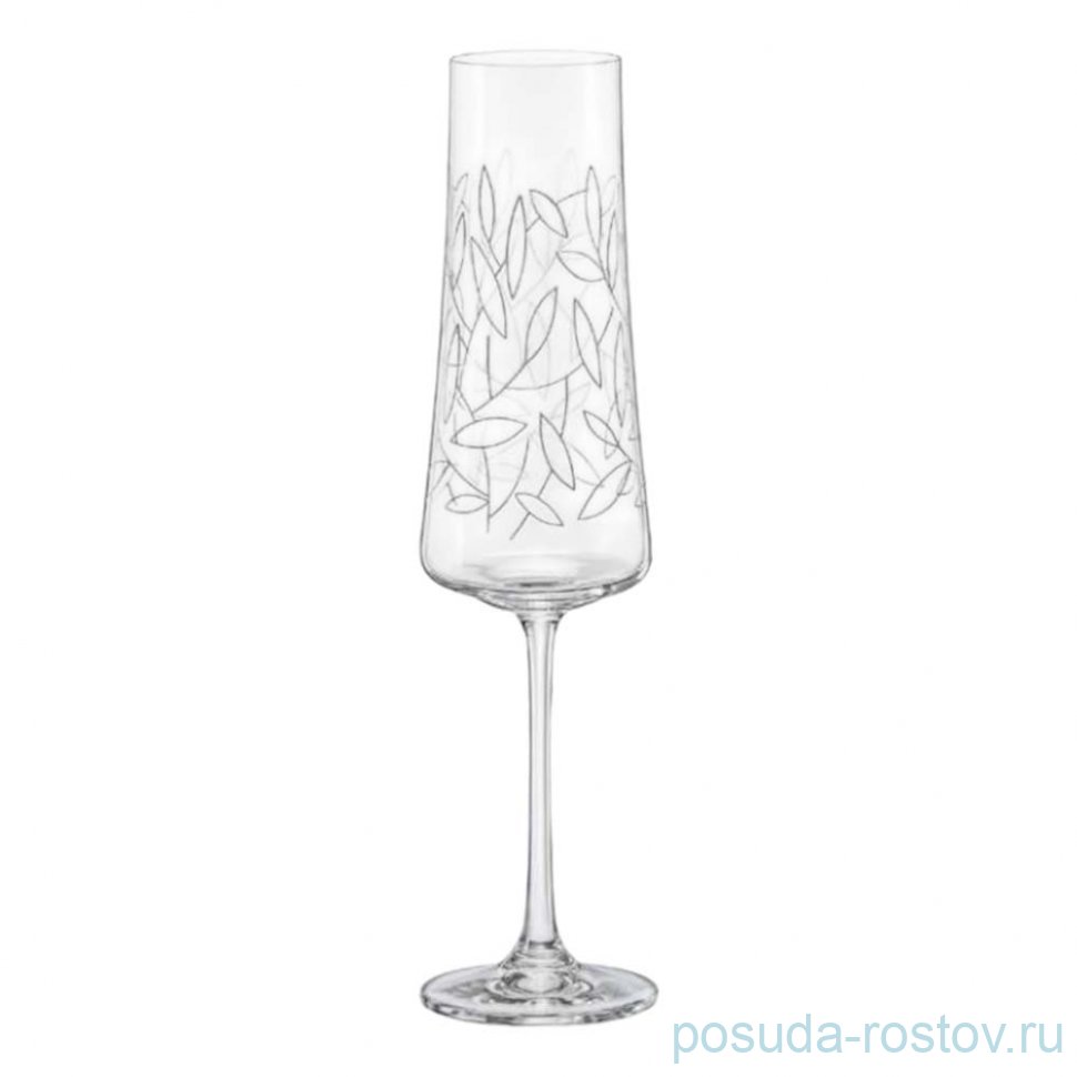 Бокал для шампанского 210 мл 1 шт "Экстра /Листья" / 365204